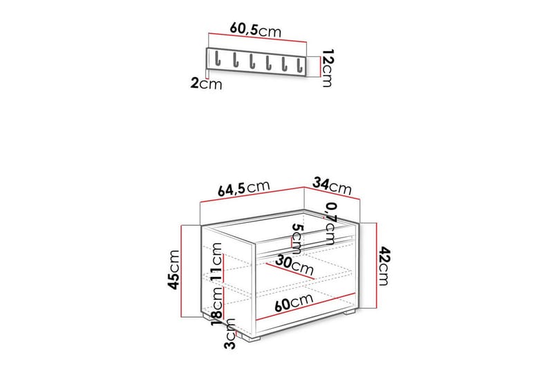 Highboard Kenmare - Förvaring - Skåp - Förvaringsskåp