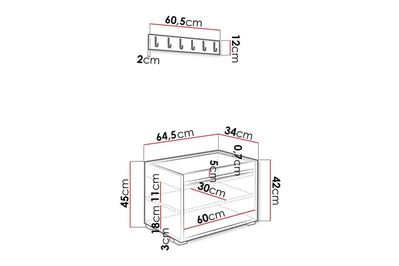 Highboard Kenmare - Förvaring - Skåp - Förvaringsskåp