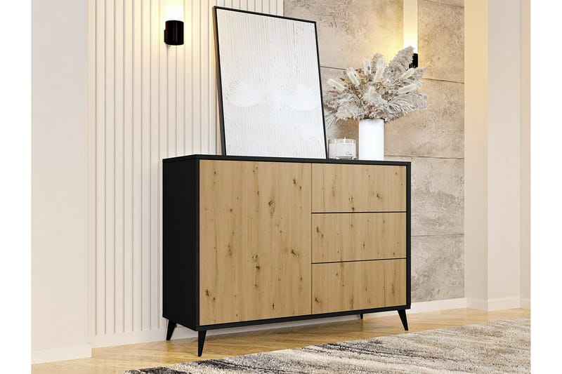 Highboard Kintore - Svart - Förvaring - Skåp - Förvaringsskåp