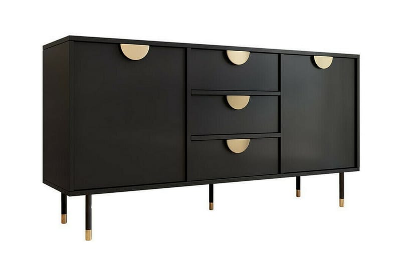 Highboard Kintore - Svart - Förvaring - Skåp - Förvaringsskåp