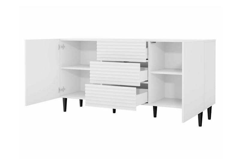 Highboard Kintore - Vit - Förvaring - Skåp - Förvaringsskåp