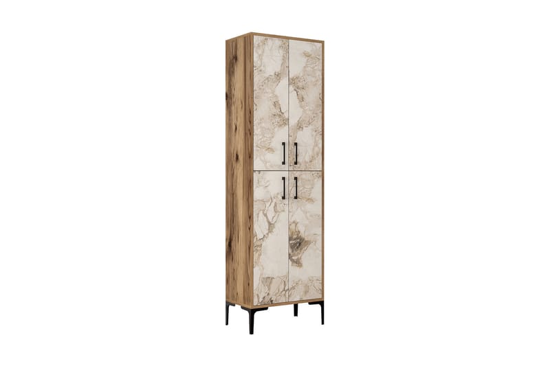 Highboard Kotzen 60x35 cm - Brun/Vit - Förvaring - Skåp - Förvaringsskåp