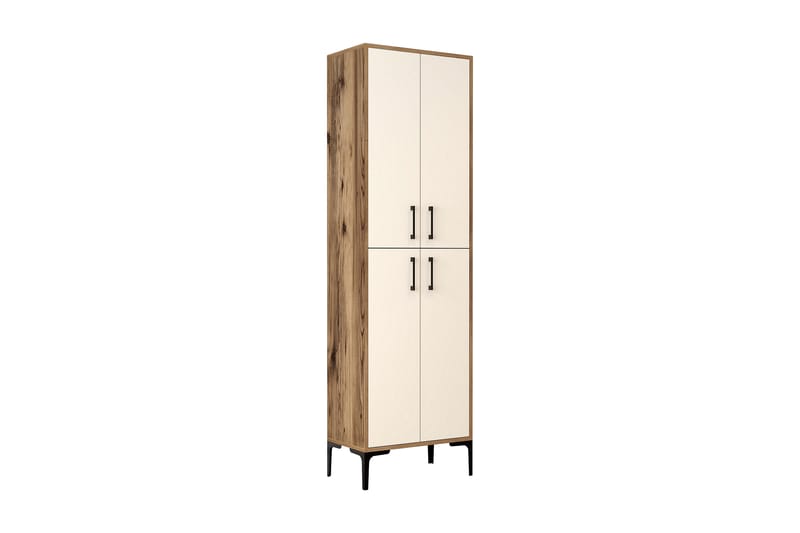 Highboard Kotzen 60x35 cm - Mörkbrun/Beige - Förvaring - Skåp - Förvaringsskåp