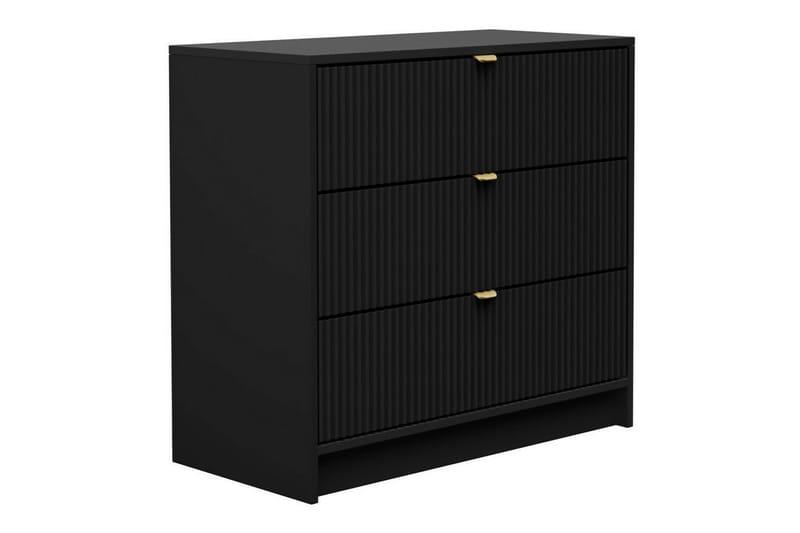 Highboard Novaj - Svart - Förvaringsskåp