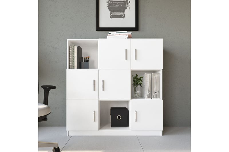 Highboard Rud 38x120 cm - Vit - Förvaring - Skåp - Förvaringsskåp