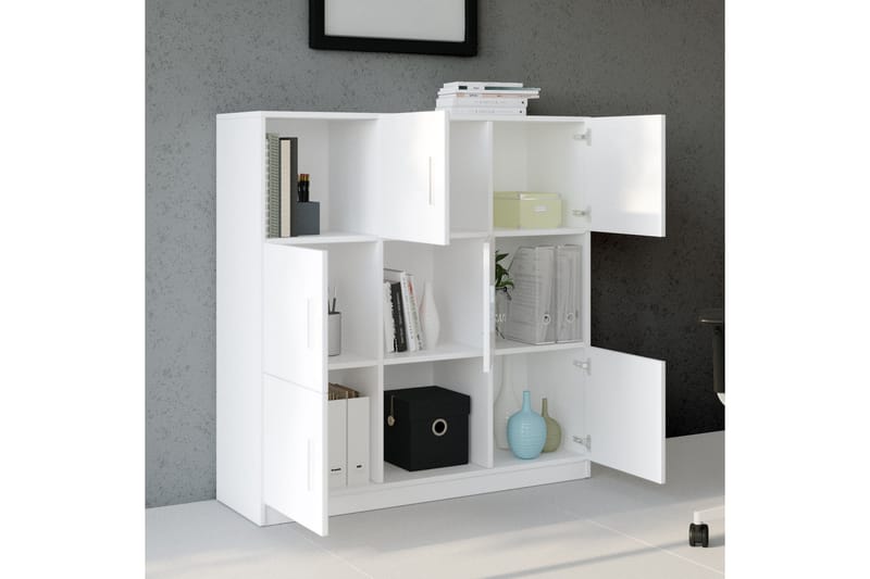 Highboard Rud 38x120 cm - Vit - Förvaring - Skåp - Förvaringsskåp