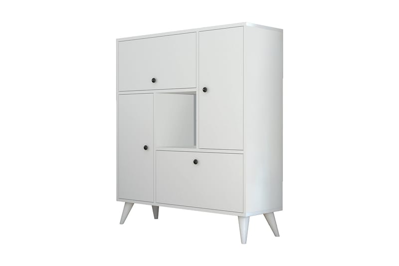 Highboard Zevenhoven 35x105 cm - Vit - Förvaring - Skåp - Förvaringsskåp