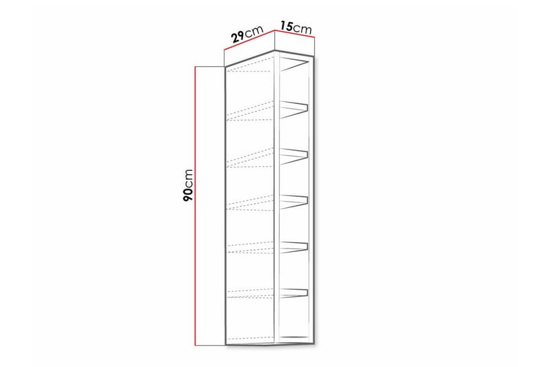 Köksskåp Templemore 15 cm - Brun - Förvaring - Skåp - Förvaringsskåp