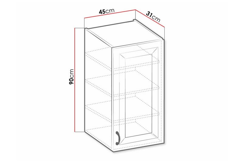 Köksskåp Templemore 45 cm - Förvaring - Skåp - Förvaringsskåp