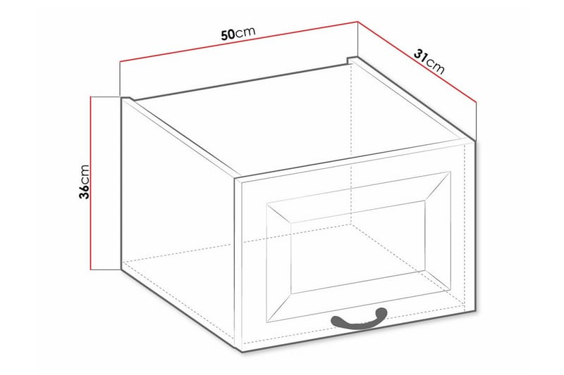 Köksskåp Templemore 50 cm - Förvaring - Skåp - Förvaringsskåp