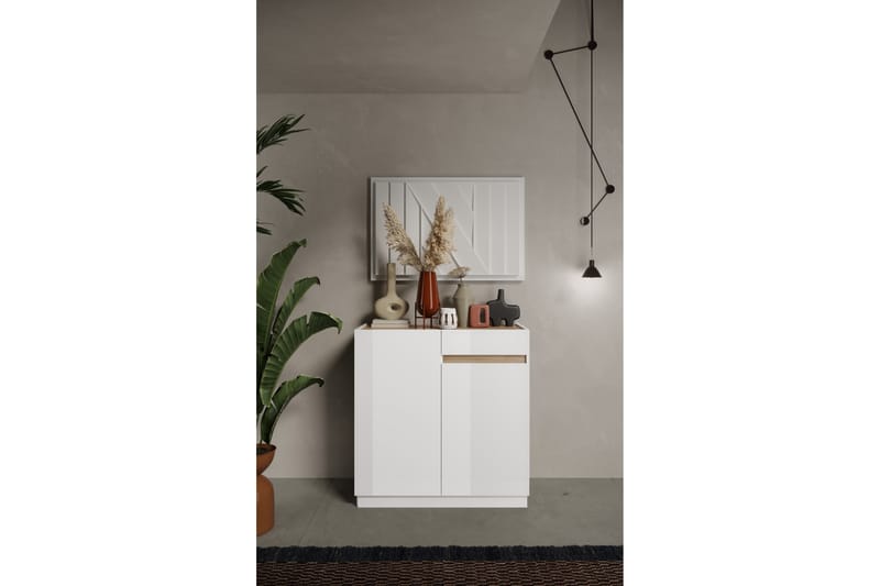 Fantasy Highboard 105x107 cm - Mässing - Förvaring - Skåp - Förvaringsskåp