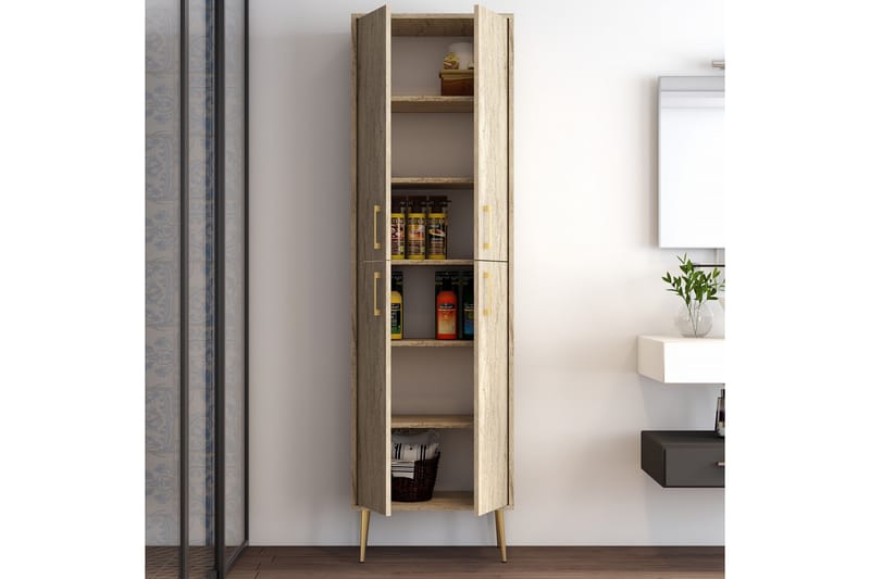 Highboard Kotzen - Beige - Förvaring - Skåp - Förvaringsskåp