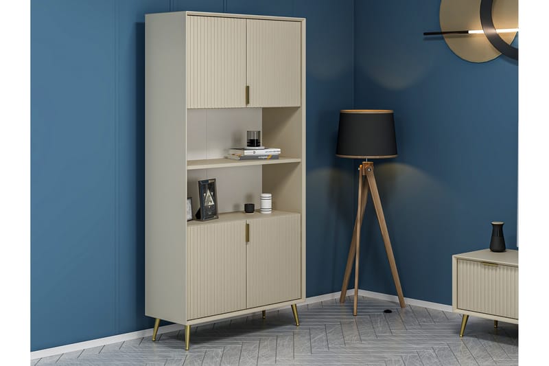 Highboard Luxe - Sandsten - Förvaring - Skåp - Förvaringsskåp