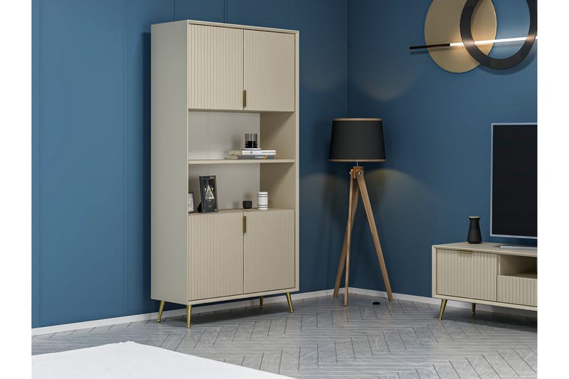 Highboard Luxe - Sandsten - Förvaring - Skåp - Förvaringsskåp