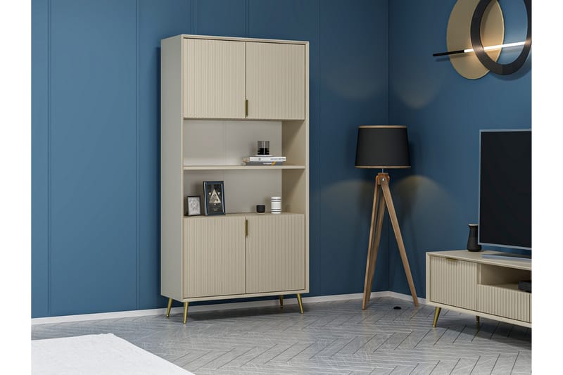 Highboard Luxe - Sandsten - Förvaring - Skåp - Förvaringsskåp