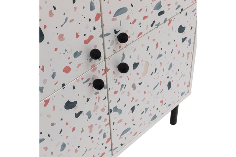 Highboard Terrazzo 95x111 cm Vit - Hanah Home - Förvaring - Skåp - Förvaringsskåp