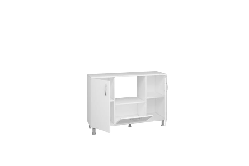 Highboard Pietro 120x86,5 cm Vit - Hanah Home - Förvaring - Skåp - Förvaringsskåp