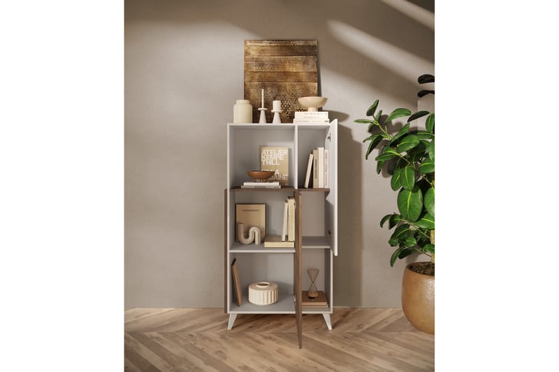 Monaco Highboard 81x154 cm - Vit - Förvaring - Skåp - Förvaringsskåp