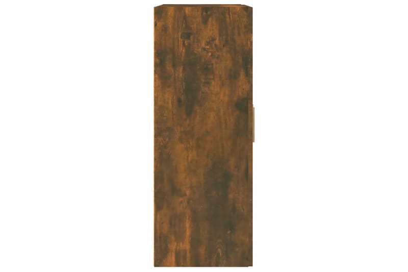 beBasic Väggskåp rökfärgad ek 69,5x32,5x90 cm konstruerat trä - Brown - Vägghylla - Väggförvaring