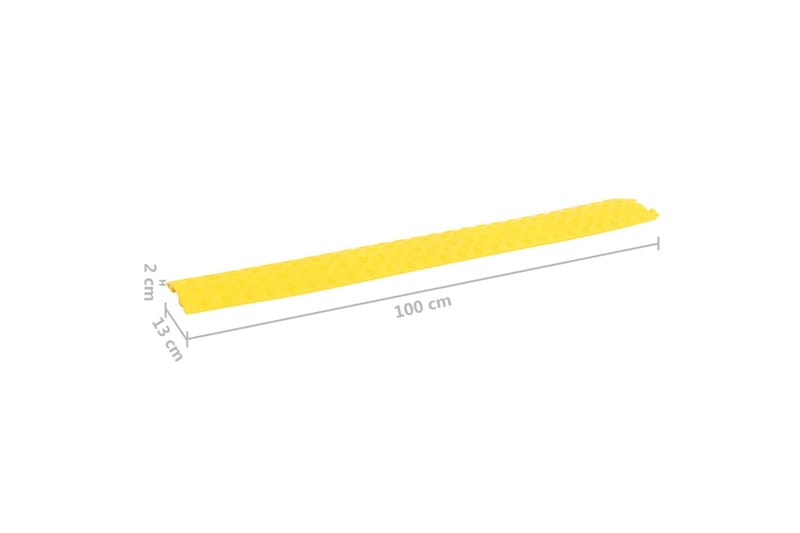 Kabelbryggor 4 st 100 cm gul - Förvaring - Småförvaring