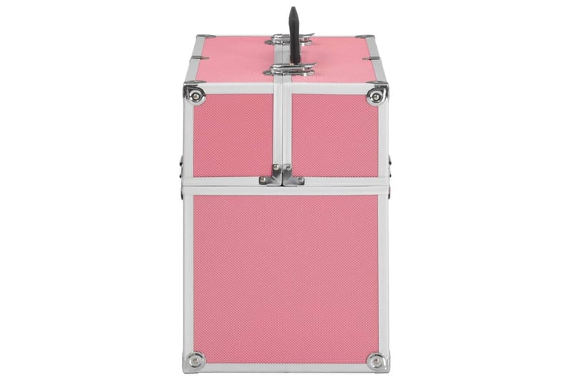 Sminklåda 37x24x35 cm rosa aluminium - Rosa - Förvaring - Småförvaring