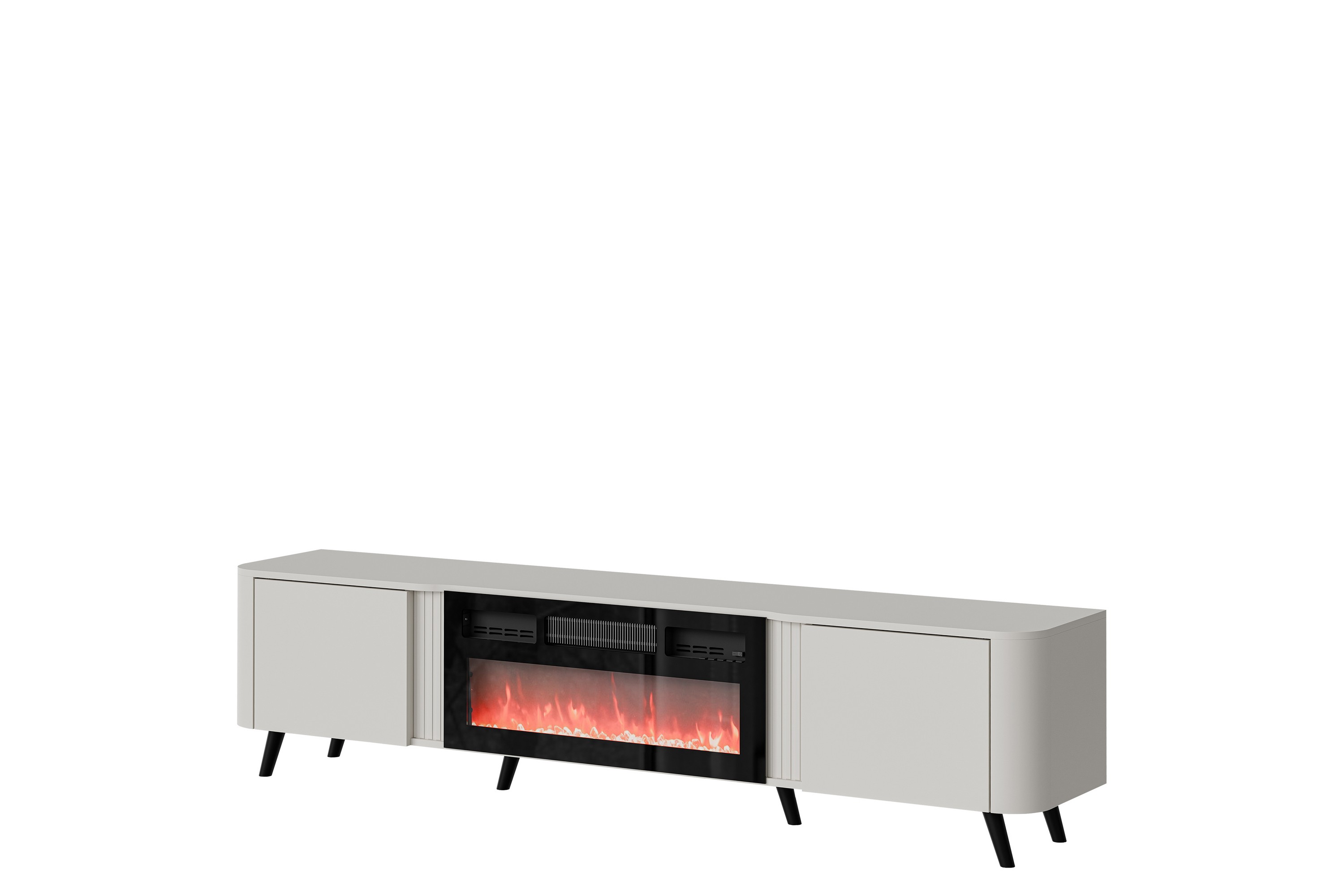 Clement TV-taso 200 cm Beige - Huonekalut | Kodin1.com