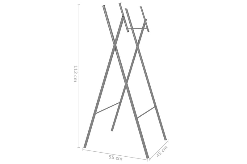 Hopfällbara bordsben silver 45x55x112 cm galvaniserat stål - Silver - Inredning - Dekoration & inredningsdetaljer - Dekorbeslag - Beslag - Möbelben