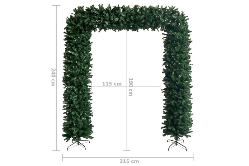 Julgirlang grön 240 cm - Grön - Inredning - Dekoration & inredningsdetaljer - Festdekoration - Girlang