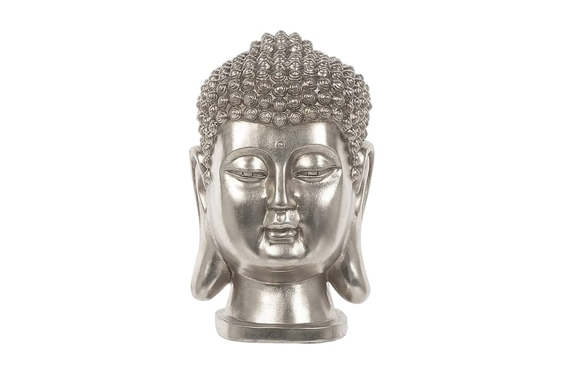 Figur Buddha 24|24|41 cm - Silver - Dekoration & inredningsdetaljer - Träfigur
