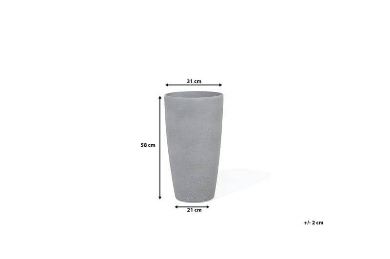 Kruka Abdera 31 cm - Grå - Inredning - Dekoration & inredningsdetaljer