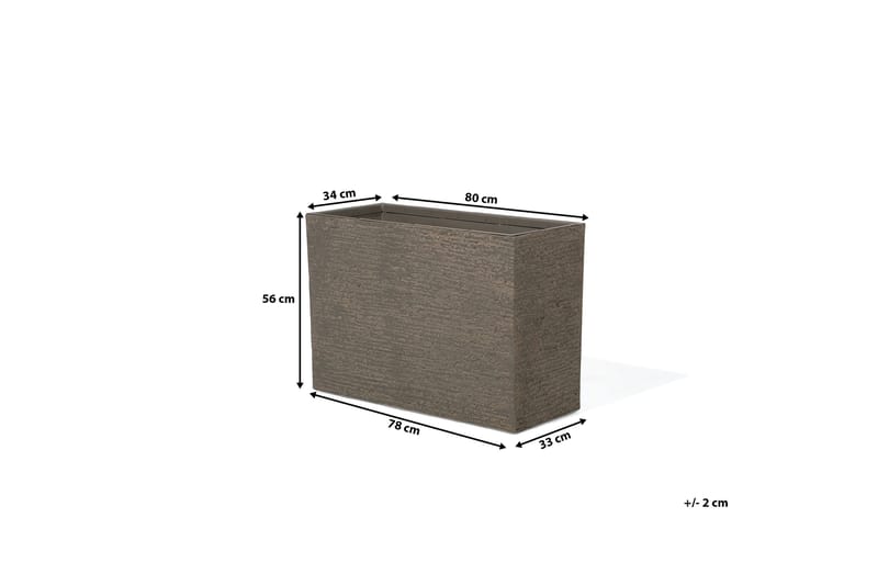 Kruka Edessa 80 cm - Brun - Inredning - Dekoration & inredningsdetaljer