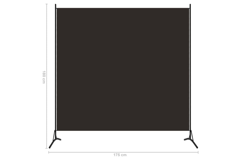 Rumsavdelare 1 panel brun 175x180 cm - Brun - Inredning - Dekoration & inredningsdetaljer - Rumsavdelare