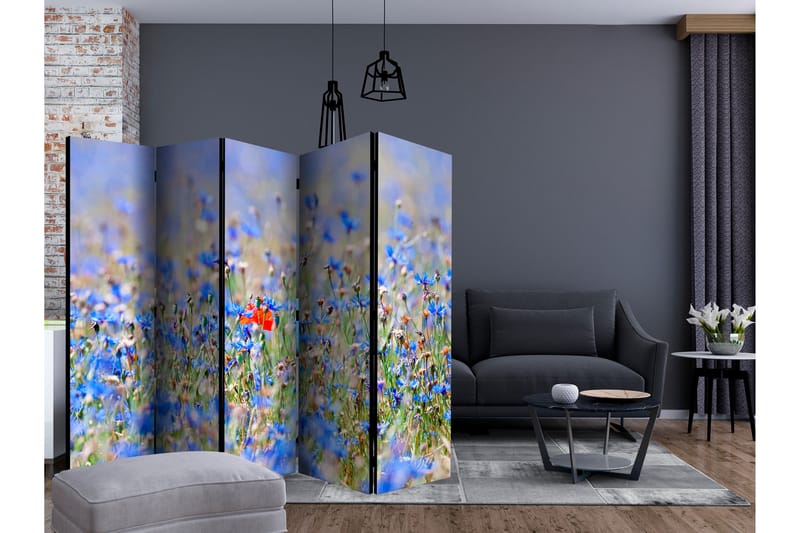 Rumsavdelare A Sky-Colored Meadow 225x172 cm - Artgeist sp. z o. o. - Inredning - Dekoration & inredningsdetaljer - Rumsavdelare