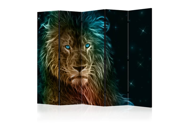 Rumsavdelare - Abstract lion... II 225x172 - Artgeist sp. z o. o. - Inredning - Dekoration & inredningsdetaljer - Rumsavdelare