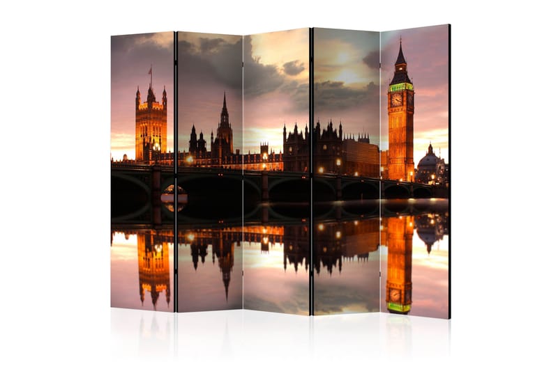 Rumsavdelare - Big Ben in the evening, London II 225x172 - Artgeist sp. z o. o. - Inredning - Dekoration & inredningsdetaljer - Rumsavdelare