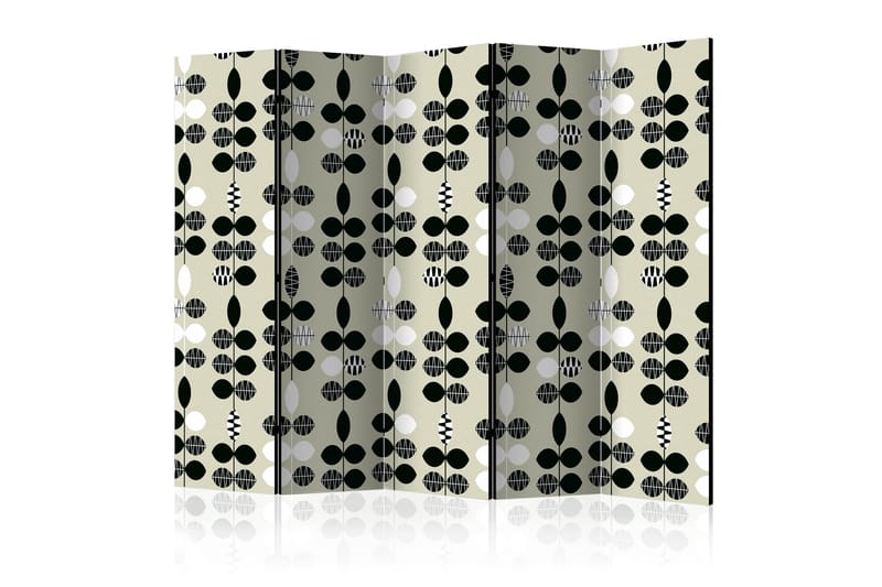 Rumsavdelare Black and White Dots II 225x172 cm - Artgeist sp. z o. o. - Inredning - Dekoration & inredningsdetaljer - Rumsavdelare