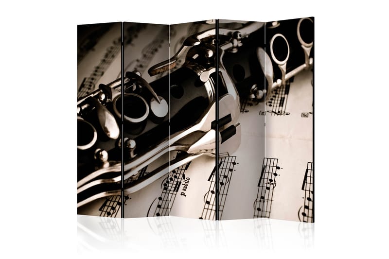 Rumsavdelare - Clarinet and music notes II 225x172 - Artgeist sp. z o. o. - Inredning - Dekoration & inredningsdetaljer - Rumsavdelare