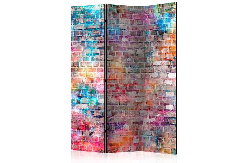 Rumsavdelare - Colourful Brick 135x172 - Artgeist sp. z o. o. - Inredning - Dekoration & inredningsdetaljer - Rumsavdelare