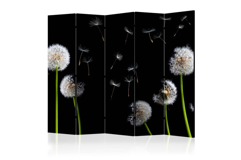 Rumsavdelare - Dandelions in the wind II 225x172 - Artgeist sp. z o. o. - Inredning - Dekoration & inredningsdetaljer - Rumsavdelare