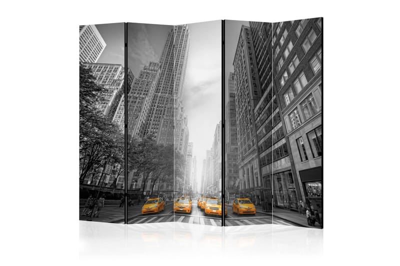 Rumsavdelare - New York - yellow taxis II 225x172 - Artgeist sp. z o. o. - Inredning - Dekoration & inredningsdetaljer - Rumsavdelare