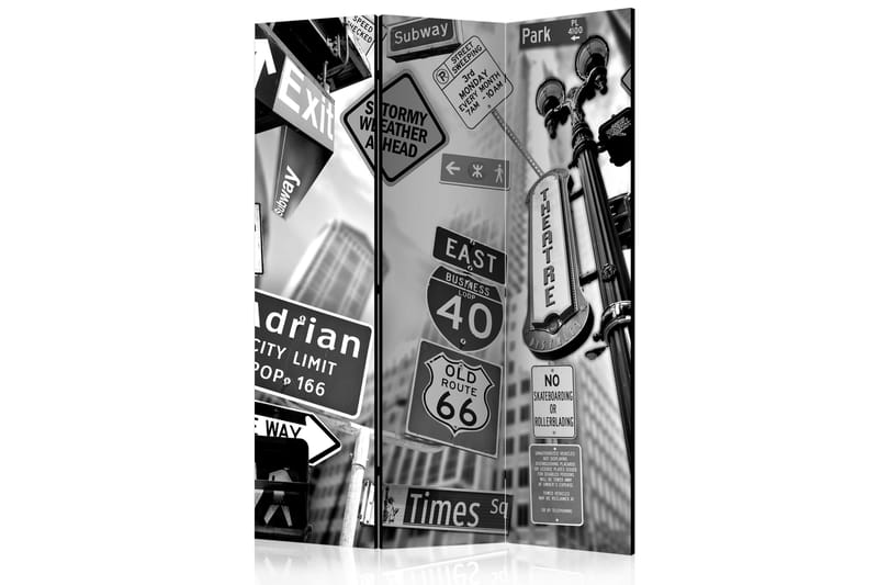 Rumsavdelare Roads To Manhattan 135x172 cm - Artgeist sp. z o. o. - Inredning - Dekoration & inredningsdetaljer - Rumsavdelare