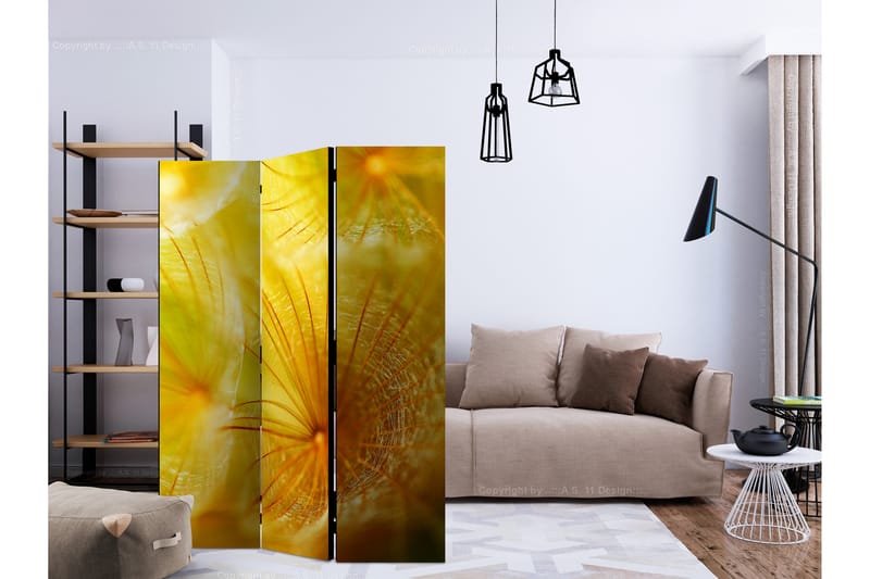 Rumsavdelare - Soft dandelion flower 135x172 - Artgeist sp. z o. o. - Inredning - Dekoration & inredningsdetaljer - Rumsavdelare