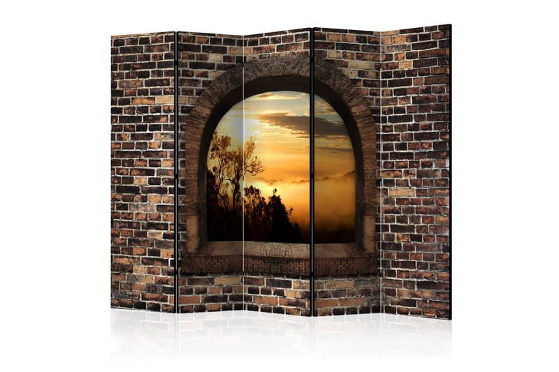 Rumsavdelare - Stony Window: Morning Mist II 225x172 - Artgeist sp. z o. o. - Inredning - Dekoration & inredningsdetaljer - Rumsavdelare