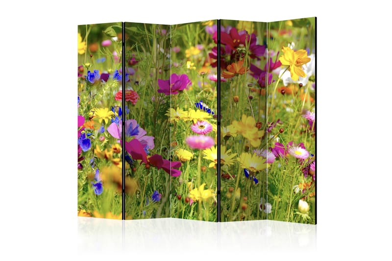 Rumsavdelare Summer Flowers II 225x172 cm - Artgeist sp. z o. o. - Inredning - Dekoration & inredningsdetaljer - Rumsavdelare