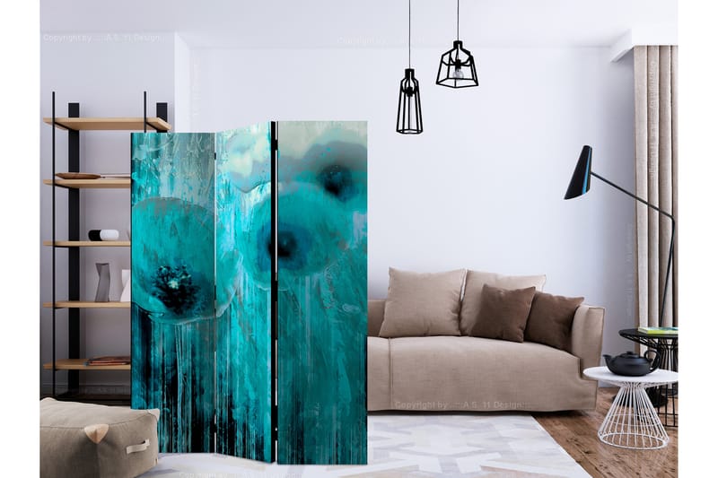 Rumsavdelare Turquoise Madness 135x172 cm - Artgeist sp. z o. o. - Inredning - Dekoration & inredningsdetaljer - Rumsavdelare