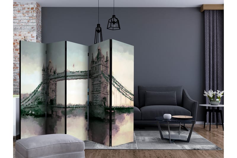 Rumsavdelare - Victorian Tower Bridge II 225x172 - Artgeist sp. z o. o. - Inredning - Dekoration & inredningsdetaljer - Rumsavdelare