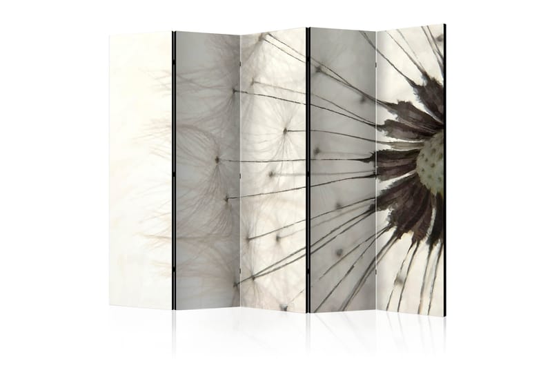 Rumsavdelare - White Dandelion II 225x172 - Artgeist sp. z o. o. - Inredning - Dekoration & inredningsdetaljer - Rumsavdelare