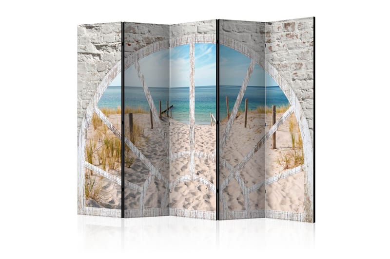 Rumsavdelare - Window View - Beach II 225x172 - Artgeist sp. z o. o. - Inredning - Dekoration & inredningsdetaljer - Rumsavdelare