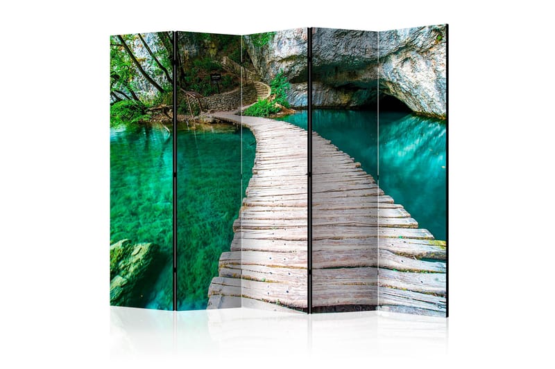 Rumsavdelare Plitvice Lakes National Park  225x172 cm - Artgeist sp. z o. o. - Inredning - Dekoration & inredningsdetaljer - Rumsavdelare