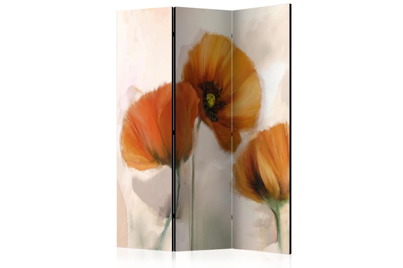 Rumsavdelare Poppies - Vintage 135x172 cm - Artgeist sp. z o. o. - Inredning - Dekoration & inredningsdetaljer - Rumsavdelare